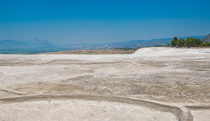 Image showing Panoramic view of Pammukale