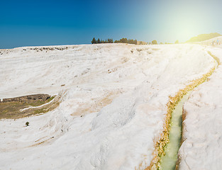 Image showing Panoramic view of Pammukale