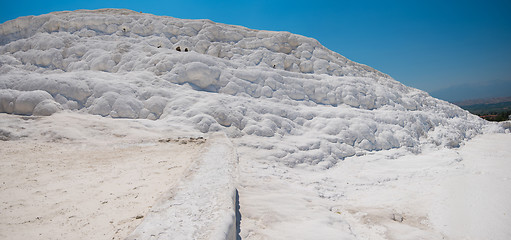 Image showing Panoramic view of Pammukale