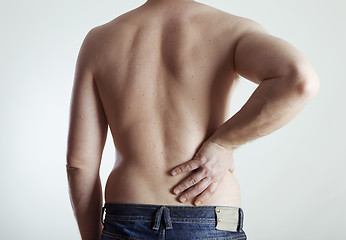 Image showing pain man back