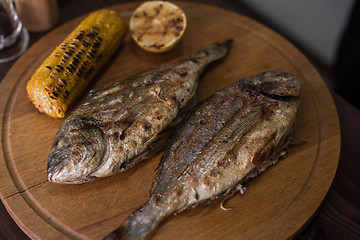 Image showing Grilled dorado fish