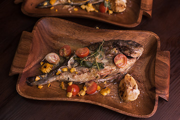 Image showing Grilled dorado fish