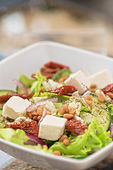 Image showing Salad feta cheese