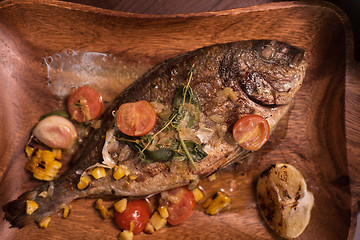 Image showing Grilled dorado fish