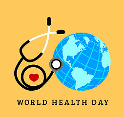 Image showing World Heart Day Background