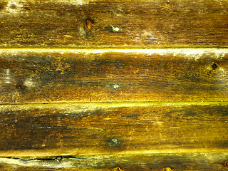 Image showing Old wooden wall. Background