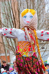 Image showing Maslenitsa, a traditional spring holiday in Russia.