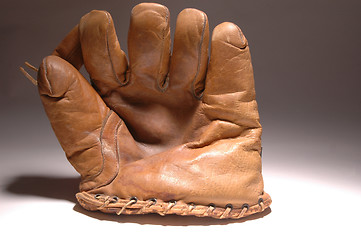 Image showing antique baseball glove