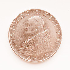 Image showing  Vatican lira coin vintage