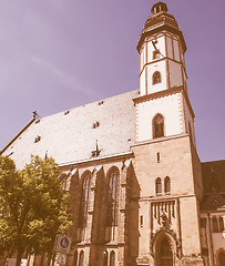 Image showing Thomaskirche Leipzig vintage