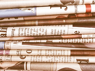 Image showing  Newspapers vintage