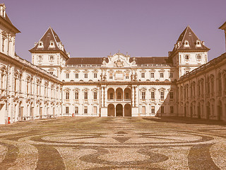 Image showing Castello del Valentino in Turin vintage