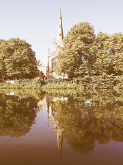 Image showing Holy Trinity church in Stratford upon Avon vintage