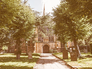 Image showing Holy Trinity church in Stratford upon Avon vintage