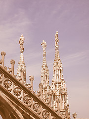 Image showing Duomo, Milan vintage