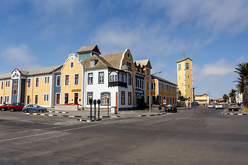 Image showing colonial German architecture in Swakopmund