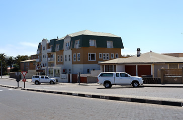 Image showing colonial German architecture in Swakopmund