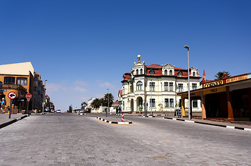 Image showing colonial German architecture in Swakopmund