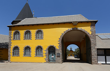 Image showing colonial German architecture in Swakopmund