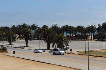 Image showing street in Swakopmund citz, Namibia