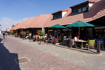 Image showing street in Swakopmund citz, Namibia