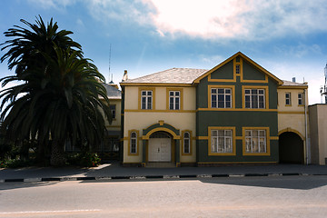 Image showing colonial German architecture in Swakopmund