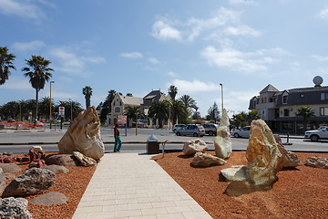 Image showing street in Swakopmund citz, Namibia