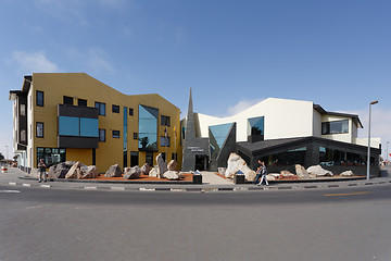 Image showing colonial German architecture in Swakopmund