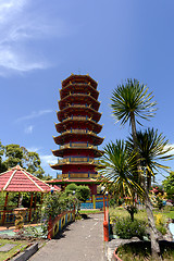 Image showing Pagoda Ekayana, Tomohon, Sulawesi Utara