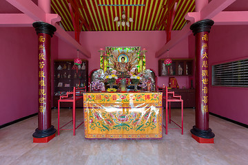 Image showing detail of shrine in Pagoda Ekayana