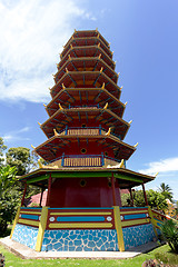 Image showing Pagoda Ekayana, Tomohon, Sulawesi Utara