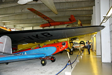 Image showing Interior view of The Aviation Museum