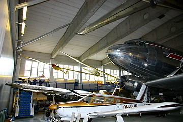 Image showing Interior view of The Aviation Museum