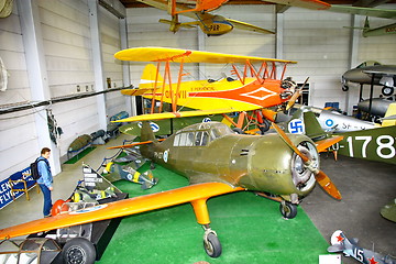 Image showing Interior view of The Aviation Museum