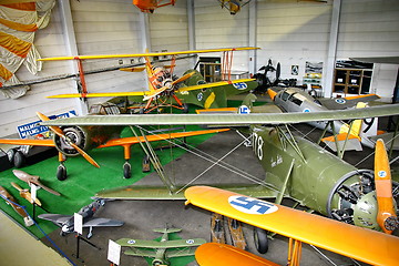 Image showing Interior view of The Aviation Museum