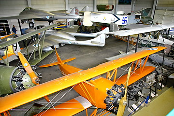 Image showing Interior view of The Aviation Museum