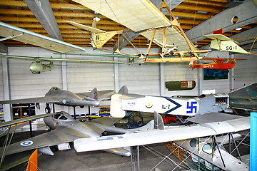 Image showing Interior view of The Aviation Museum