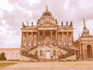 Image showing Neues Palais in Potsdam vintage