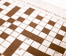 Image showing  Crosswords vintage