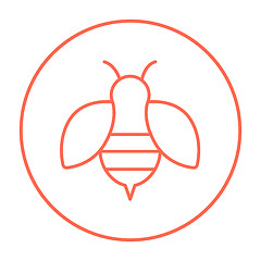 Image showing Bee line icon.