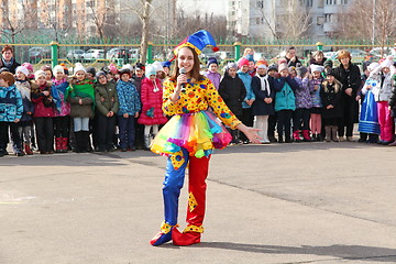 Image showing Maslenitsa, a traditional spring holiday in Russia.