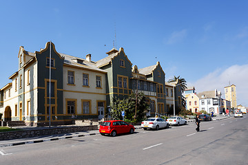 Image showing colonial German architecture in Swakopmund