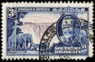 Image showing Victoria Falls Stamp