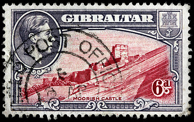 Image showing Moorish Castle Stamp