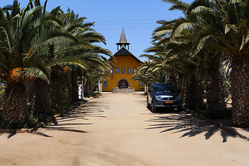 Image showing colonial German architecture in Swakopmund