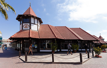 Image showing street in Swakopmund citz, Namibia