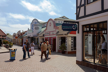 Image showing street in Swakopmund citz, Namibia