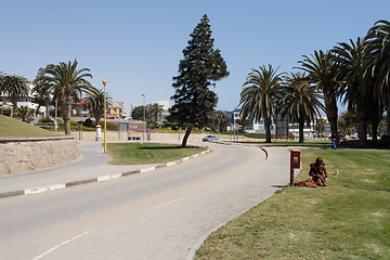 Image showing street in Swakopmund citz, Namibia