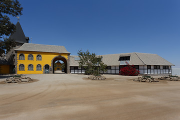 Image showing colonial German architecture in Swakopmund