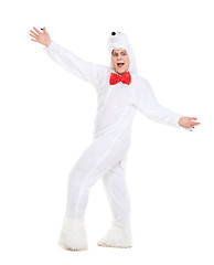 Image showing Actor Dressed as Polar Bear